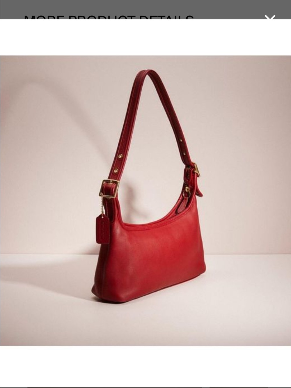 Women's Red Vintage Legacy
Shoulder Bag HOD-9059 - Picture 2 of 10